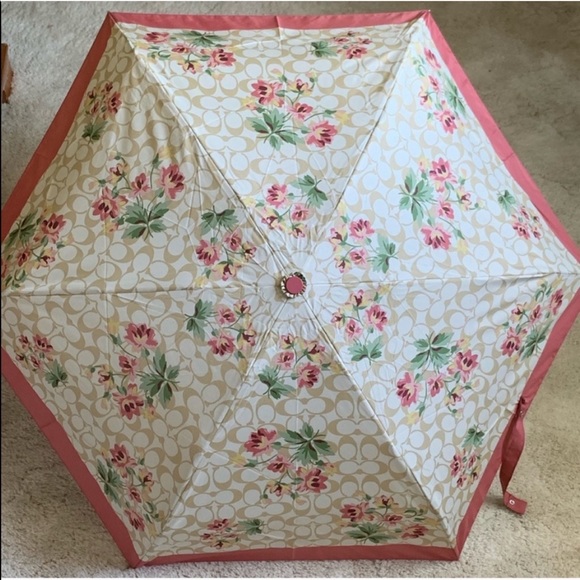 Coach Accessories - Coach Signature Lily Print Umbrella
